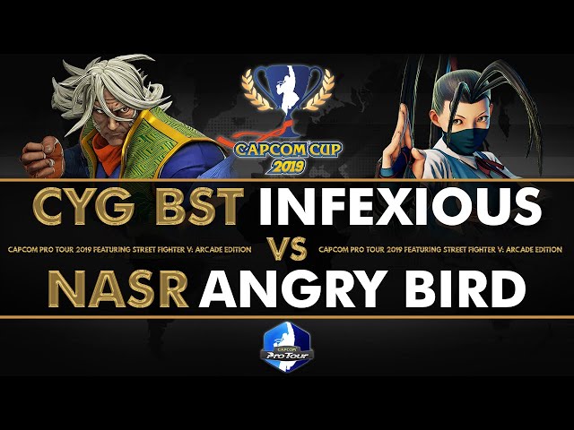 CYG BST Infexious vs NASR Angry Bird - Capcom Cup 2019 Losers Round of 24 - CPT 2019