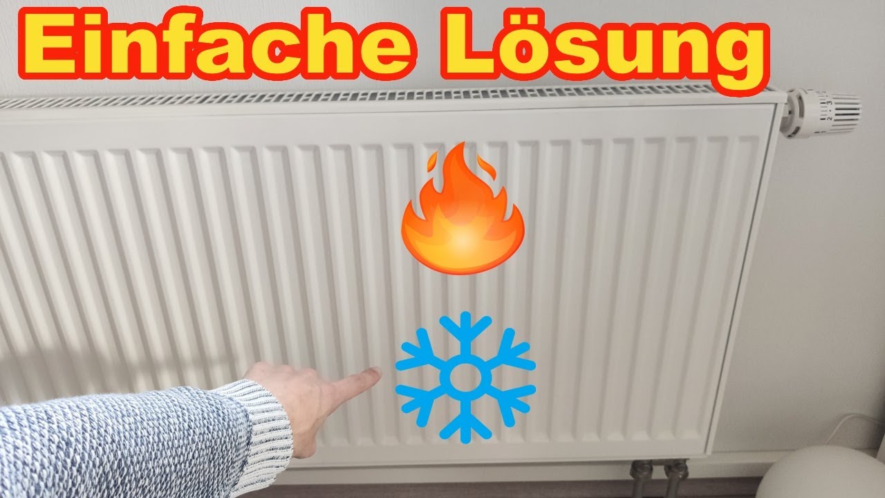 Heizung Wird Nur Zur Hälfte Warm Trotz Entlüften Heizung wird nur oben warm? So behebst du es einfach selbst - YouTube