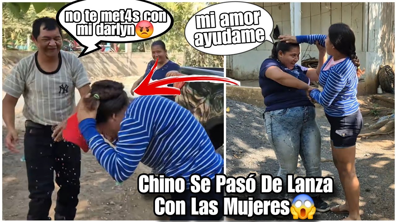 Mira como chino agarró a jenni del pel0/a darlyn no le vais a tocar ni un pelo stupid@ le dijo🤬