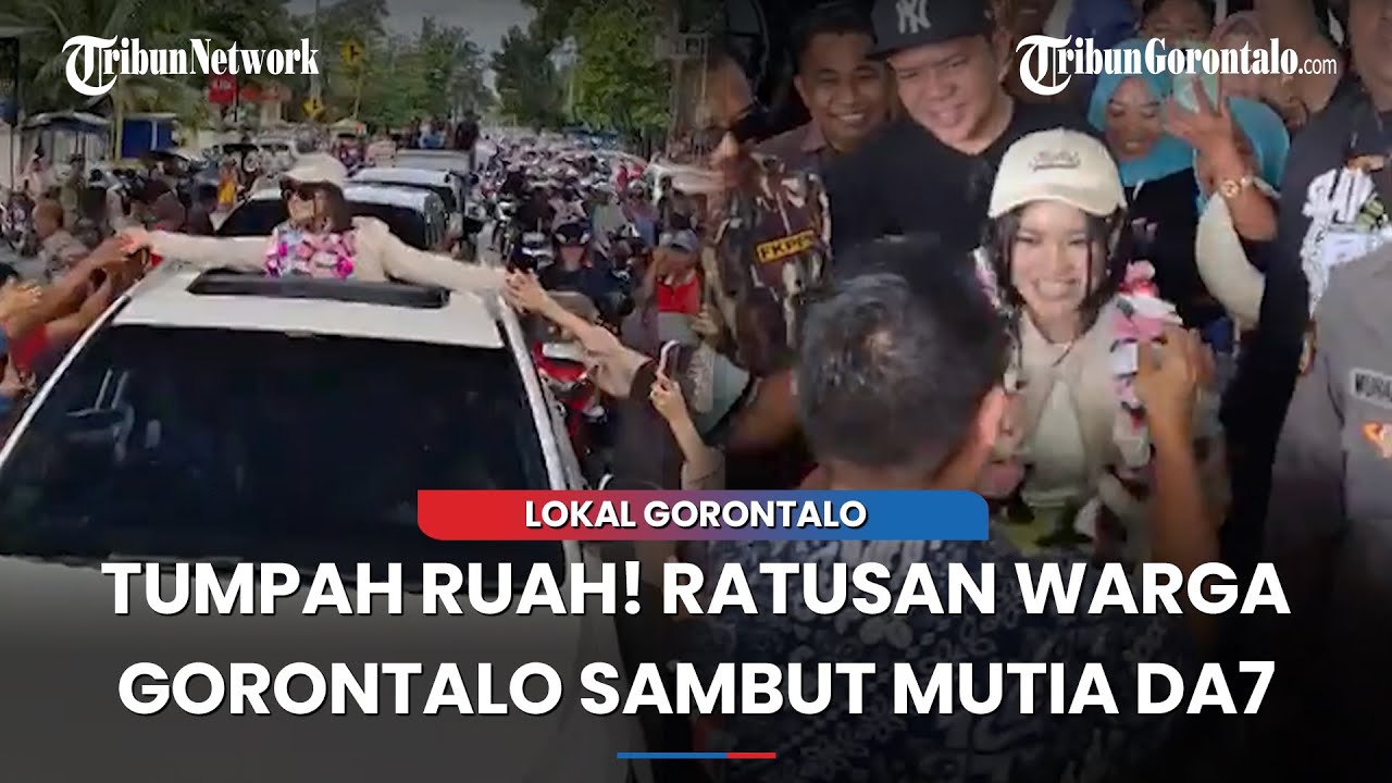 RATUSAN WARGA MEMBELUDAK! Mutia Imran DA7 Pulang Gorontalo Disambut Luar Biasa!