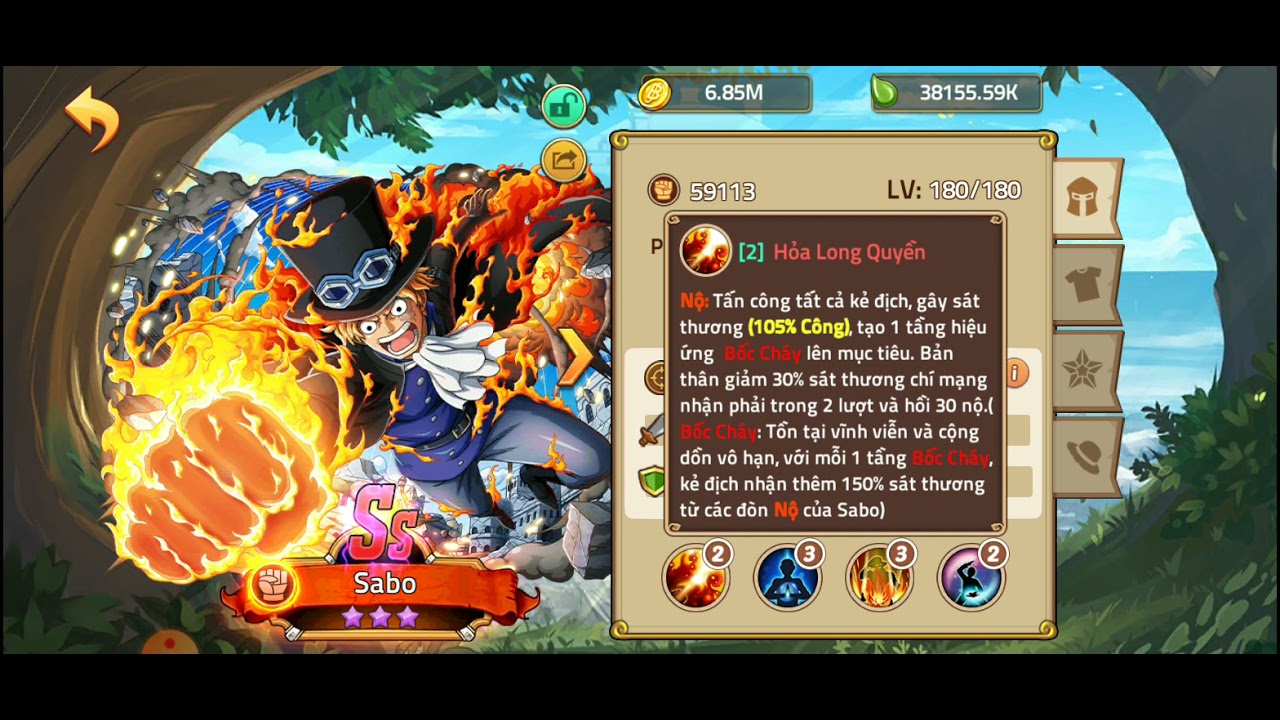 Epic Treasure game, Sabo vn version