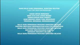 Mars Balai Guru Penggerak Sumatera Selatan Lirik