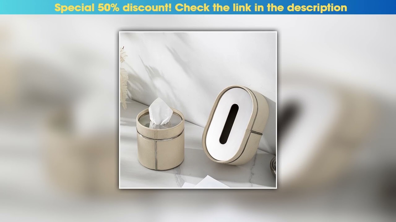 Hot Picks Luxury Stainless Steel & Leather Tissue Box Minimalist Coffee Table Organizer for Living•