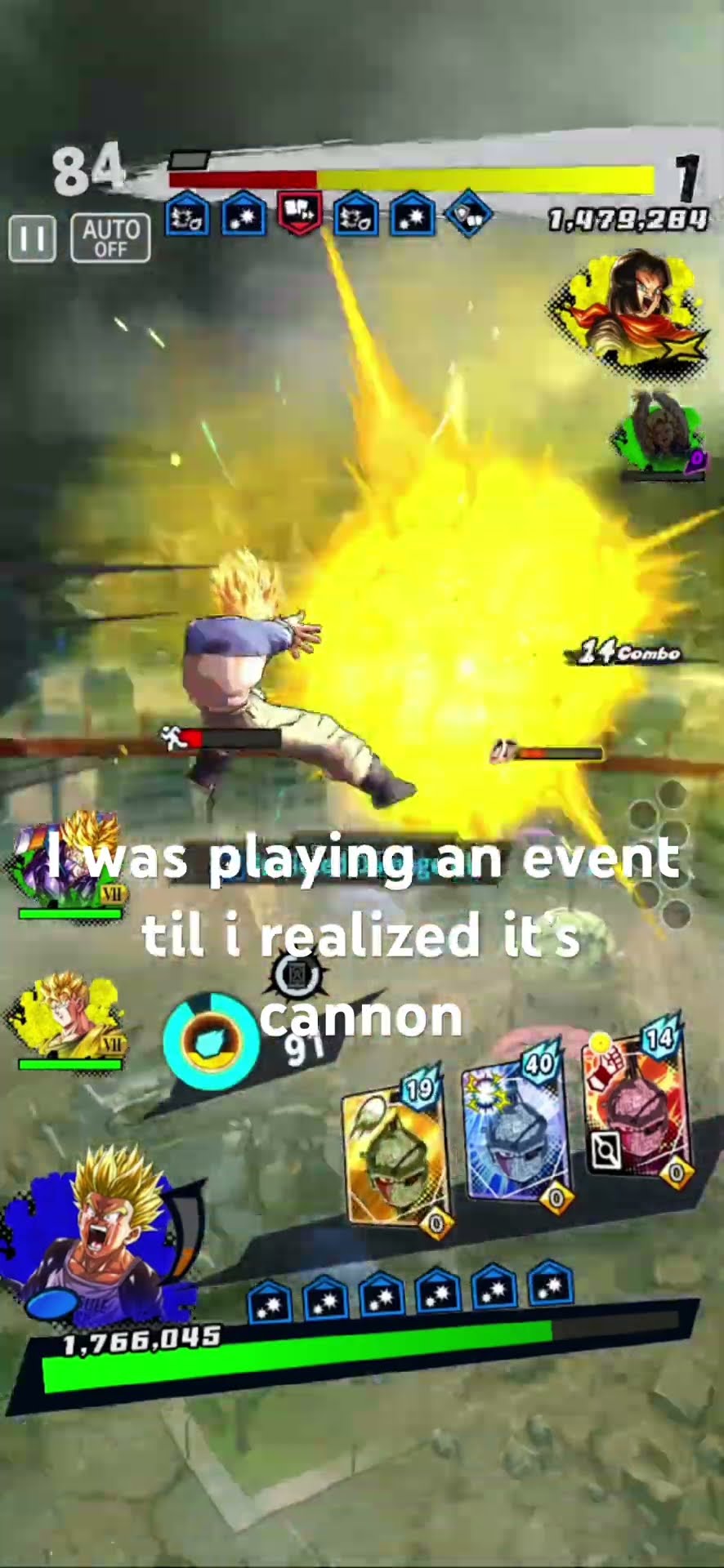 fypシ゚viral #dbl #dragonballlegends #dbz it's cannon - YouTube