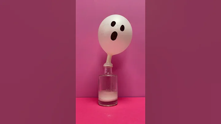 Expanding Ghost Halloween Science Experiment for Kids #shorts