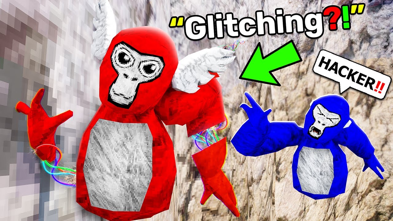 Использование глюков для уничтожения токсичного ребенка в Gorilla Tag