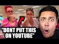 REACTING TO WHEN PEOPLE GET MAD IN PUBLIC 😳