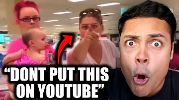 REACTING TO WHEN PEOPLE GET MAD IN PUBLIC 😳