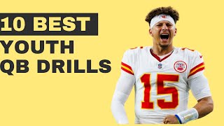 10 BEST Youth QB Drills