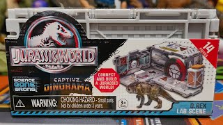 Jurassic World Captivz Dinorama - D.Rex Lab Scene Review