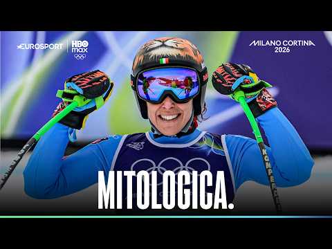 Video BRIGNONE è LEGGENDA! ORO spettacolare in SUPER G. Nessuno come lei! |