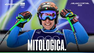 BRIGNONE è LEGGENDA! ORO spettacolare in SUPER G. Nessuno come lei! | #MilanoCortina2026