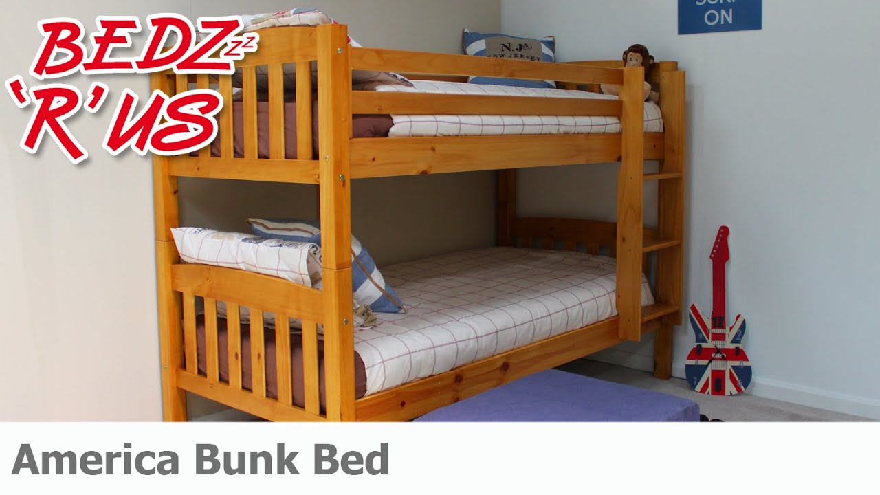 America Bunk Bed BedzRus YouTube
