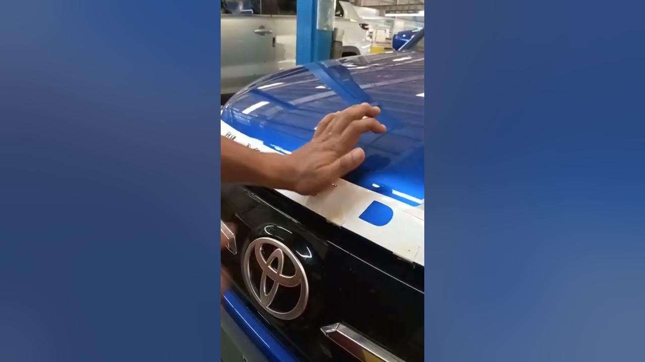 TOYOTA HYRYDER Hood Emblem fixing YouTube