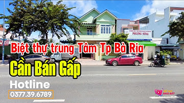 Biệt thự Trần Hưng Đạo Tp Bà Rịa Cần bán
