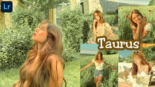 Taurus  Preset ••• Free DNG ••• Free Lightroom Mobile Preset Tutorial •••