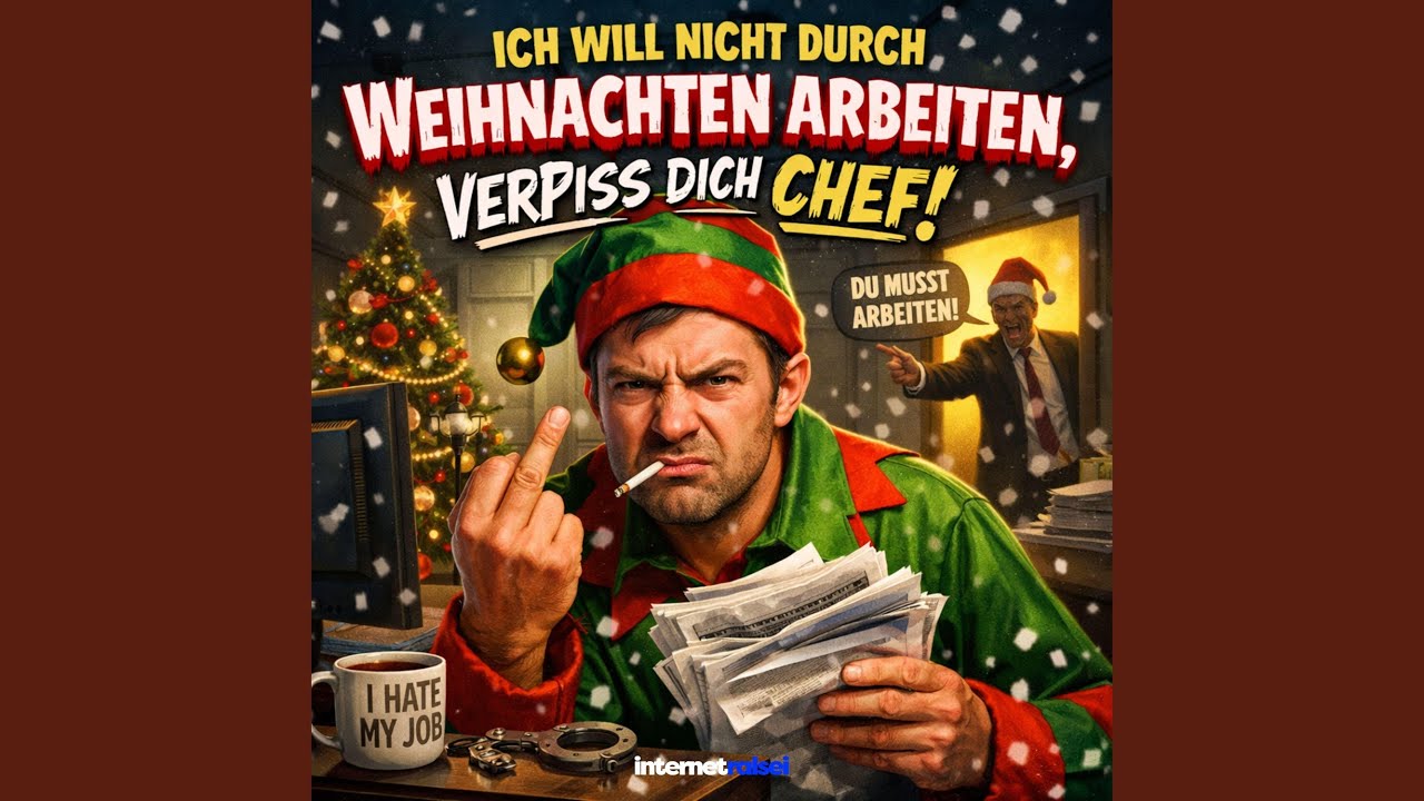 Ich will nicht durch Weihnachten arbeiten, verpiss dich Chef! // Denis Wotschel Disstrack...