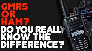 What Is The Difference Between A GMRS Radio And A Ham Radio? What IS A GMRS Radio Per The FCC?