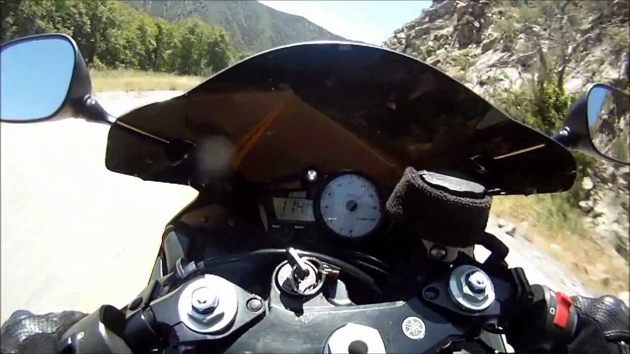 SportBike Fly By. OnBoard Camera On Yamaha R6 & Kawasaki ZX6R. GoPro ...