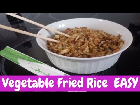 Vegetarian Fried Rice Recipe  No Egg !!