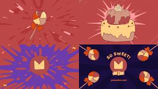 Free Sweet Morphing Logo - Candy & Cake Showcase (Ae, Pr, Dr, FCPX)
