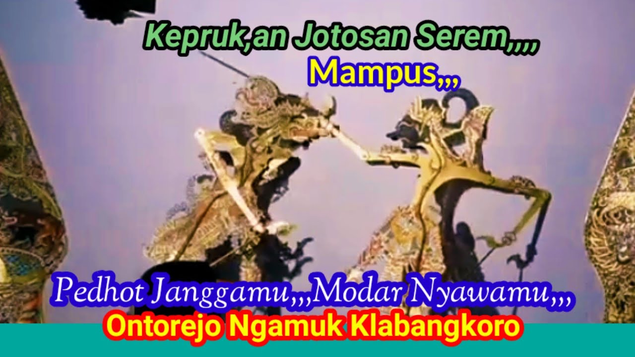 Sabetan Rame ⁉️🗡️ Ontorejo Ngamuk Klabangkoro - Perang Geden Saudara Pandowo vs Kurawa