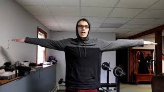 t posing and reciting the burger king foot lettuce copypasta while listening to the halo theme
