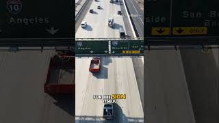 Placement and rules for freeway navigation signs