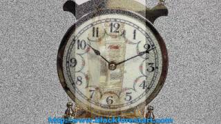 German Kundo 1930 Porcelain Dial 400 day Clock