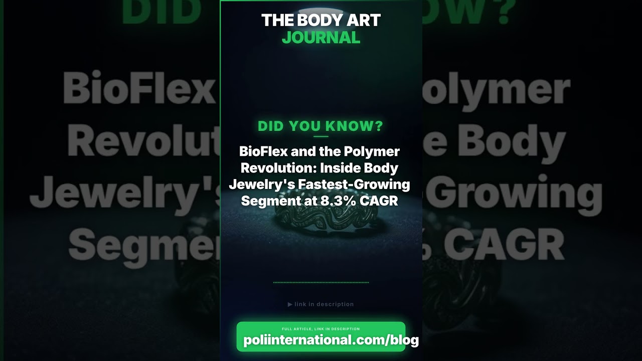BioFlex and the Polymer Revolution: Inside Body Jewelry's Fastest-Growing Segment at 8.3% CAGR