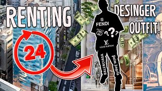 RENTING a DESIGNER OUTFIT for 24 Hours!!!