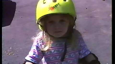 Advanced Biking Skills by 3-year-old Sheila Reagan