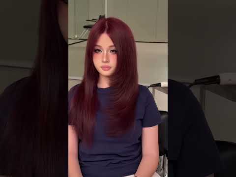 Long Haircut Tutorial with Layered Fringe #haircut