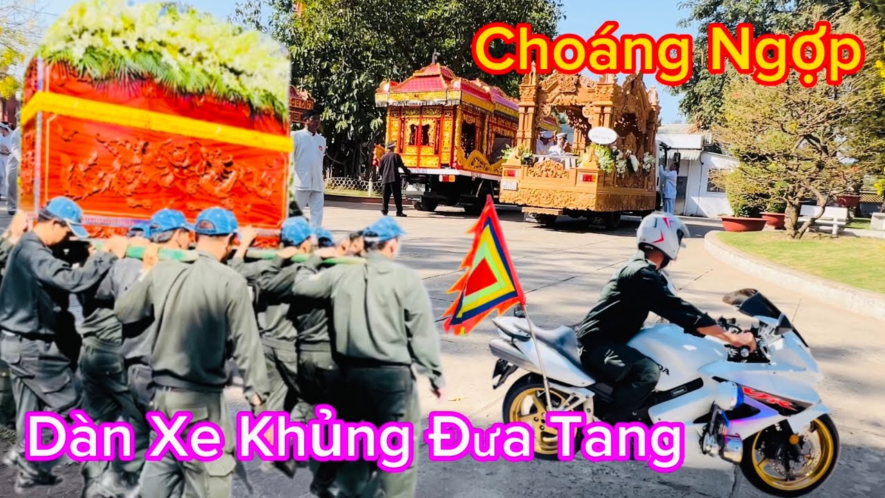 Lò Thiêu Bình Hưng Hòa'' Dàn Đưa Tang Siêu Xe Thật Choáng Ngợp
