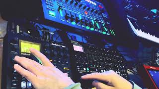Elektron Digitone & Roland SH-4D Dub Techno Jam