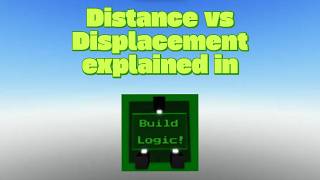 Distance vs Displacement explained in Build Logic! #roblox #buildlogic