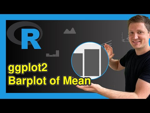 Plot Mean in ggplot2 Barplot in R (Example) | Show Averages in geom_bar | Barchart Graphic Tutorial