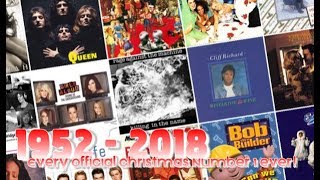 Every Official Christmas Number 1 Ever! (1952 - 2018)