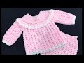Crochet baby sweater & crochet diaper cover SET,  EASY crochet baby tunic sweater, Crochet for Baby
