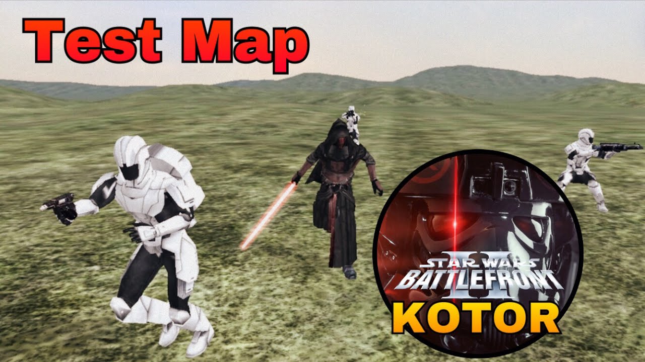 Star Wars Battlefront 2 KOTOR Mod: Test Map - YouTube