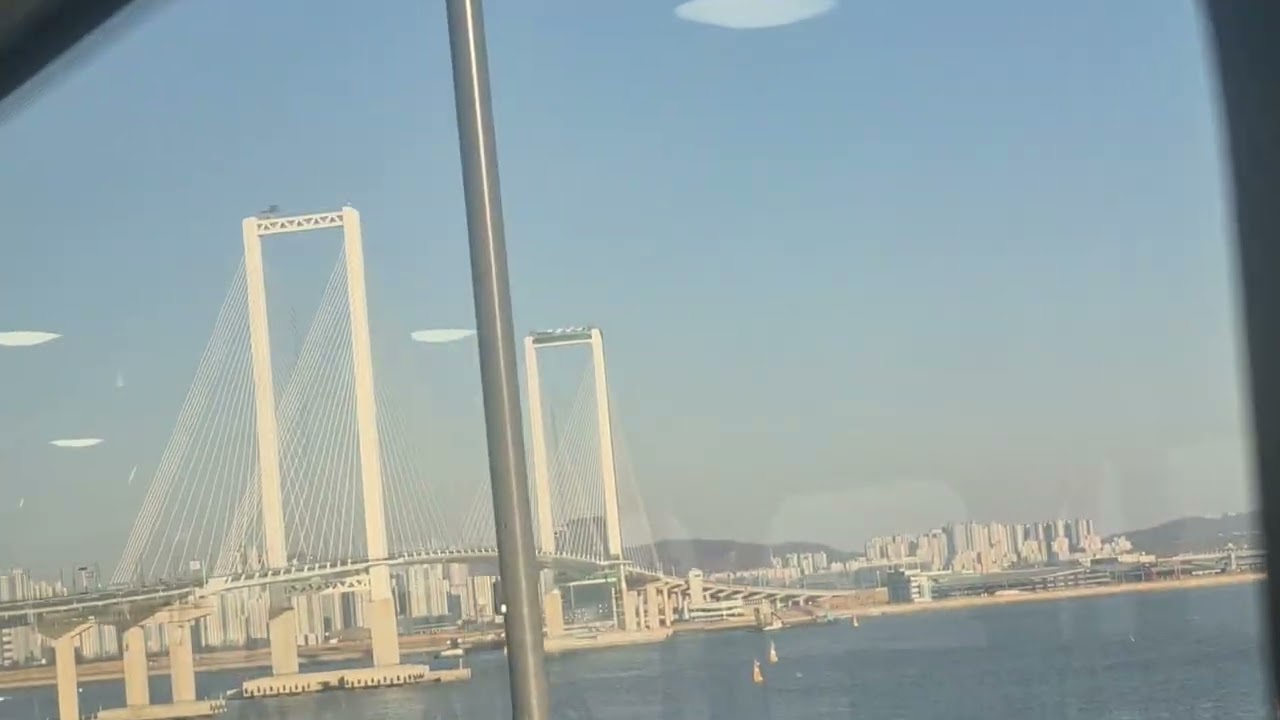 청라하늘대교 영종→청라 구간 주행(282번)