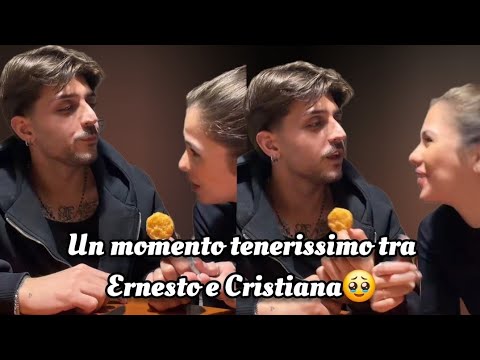 Video Ernesto e Cristiana,momento tenerissimo? #uominiedonne