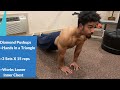 NO EQUIPMENT CHEST BUILDING WORKOUT(Build Lower, Middle and Upper Chest With These Pushups)