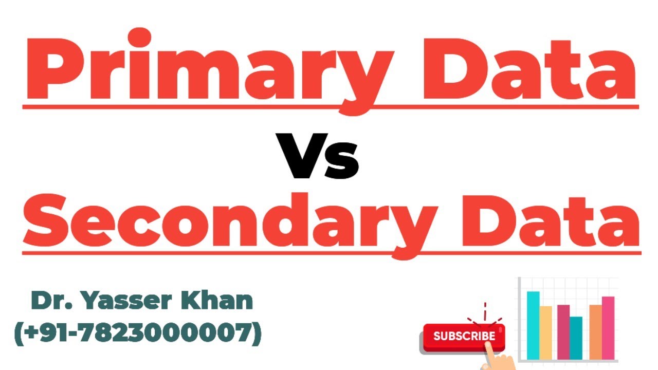 Difference Between Primary Data And Secondary Data YouTube Difference Between Primary Data And Secondary Data YouTube