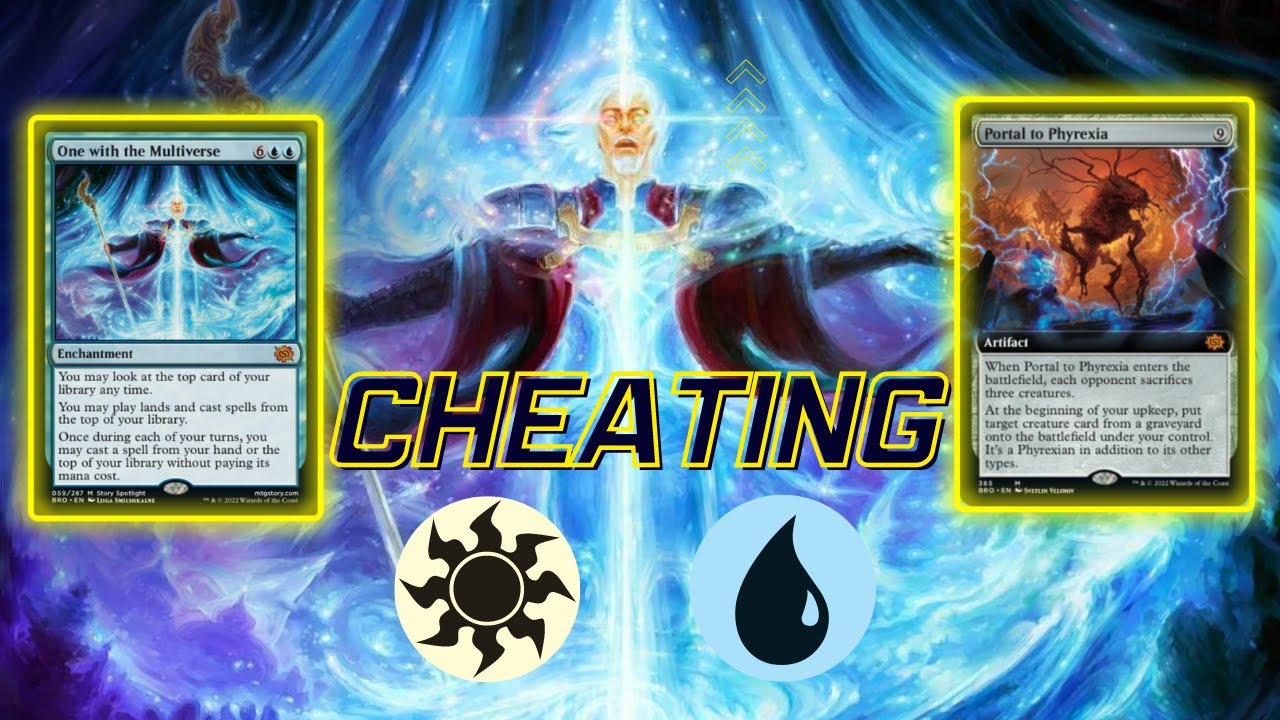 💧🌞 CHEATING PORTALVERSE IN MYTHIC Blue White Standard Deck Build Gameplay MTG