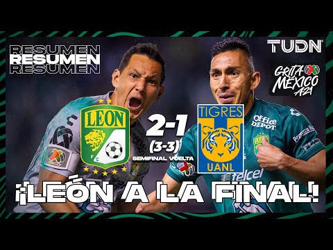 Resumen y goles | Len 2(3)-(3)1 Tigres | Grita Mxico AP2021 - Semifinal Vuelta | TUDN