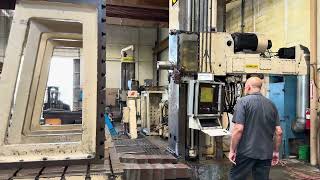 6 Gidding & Lewis G60T CNC Table Type Horizontal Boring Mill, MDSI CNC Control - Retrofitted 2002