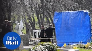 Body of double rapist's father dug up as family fight to clear name