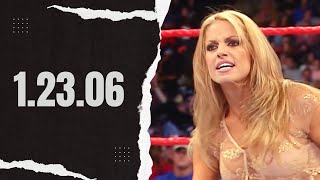 Wwe Raw - 01.23.06 - Ashley Maro & Trish Stratus Vs Candice Michelle & Victoria