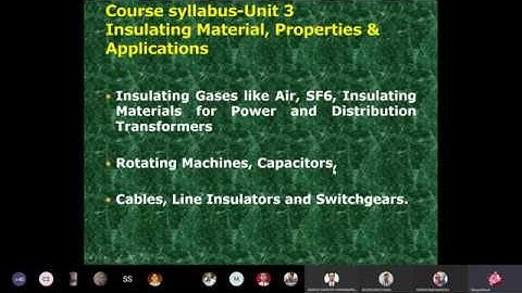 Material Science Lecture Series: 4- Insulating Material :1 by Dr. Mangal